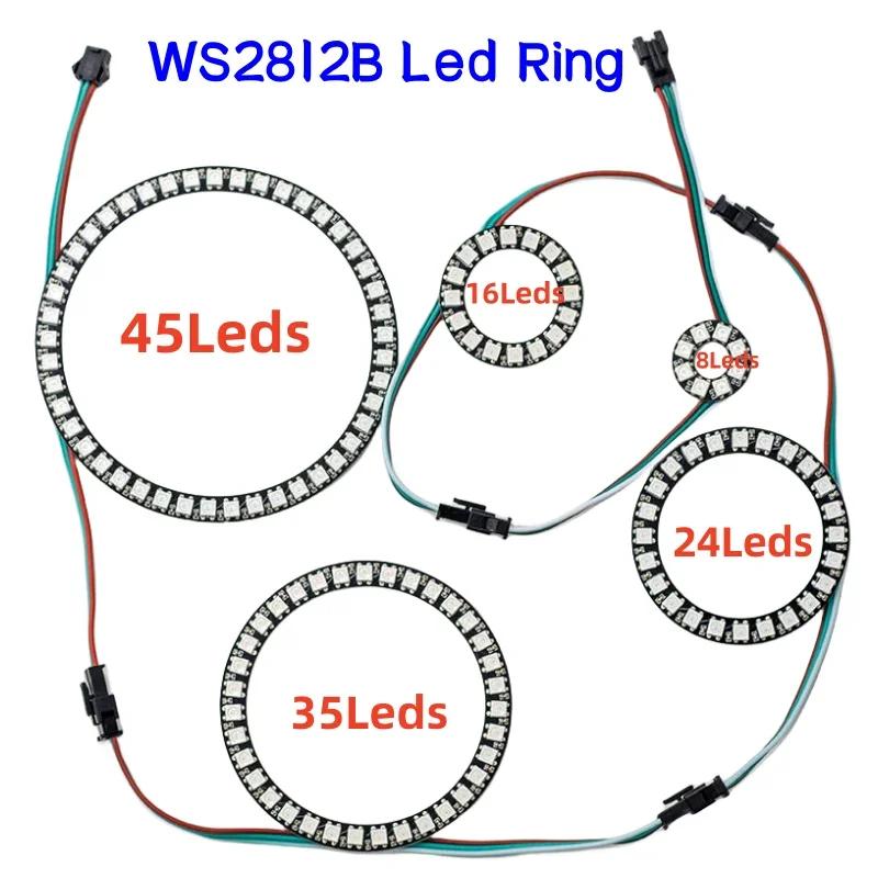 LED ȼ  Ǯ ÷ LED  , Ʈ ȼ , ּ     , Ws2812b, DC5V, Ws2812, 8, 16, 24, 35, 45LED